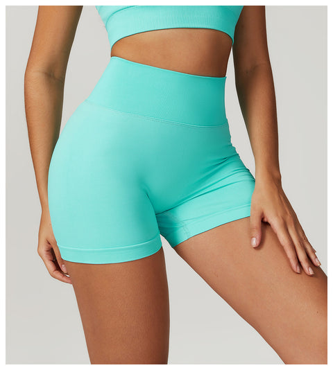 Peach Scrunch Seamless Shorts