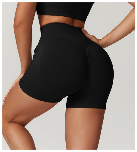 Peach Scrunch Seamless Shorts