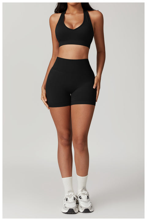 Peach Scrunch Seamless Shorts