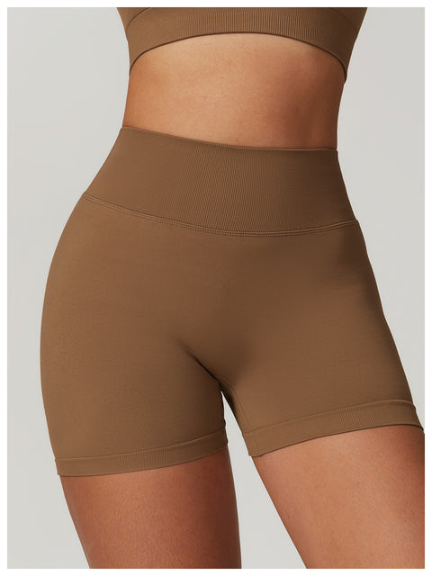 Peach Scrunch Seamless Shorts