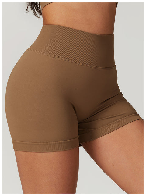 Peach Scrunch Seamless Shorts