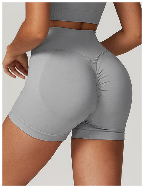 Peach Scrunch Seamless Shorts