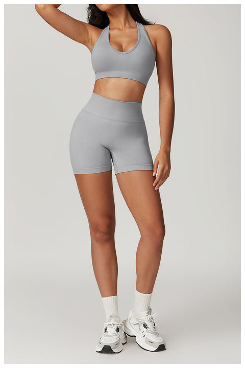 Peach Scrunch Seamless Shorts