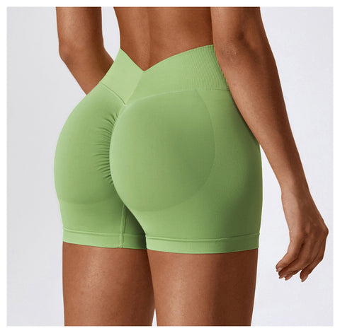 V Back Scrunch Seamless Shorts