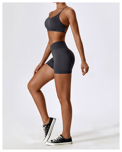 V Back Scrunch Seamless Shorts