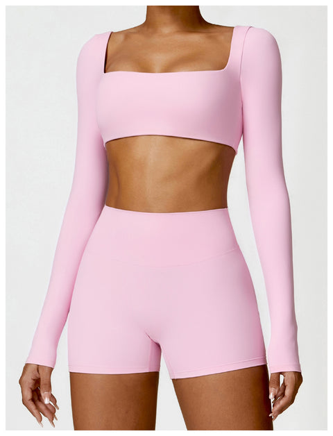 SC Baby Square Neck Crop Top