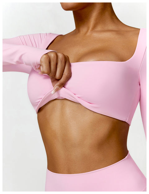 SC Baby Square Neck Crop Top