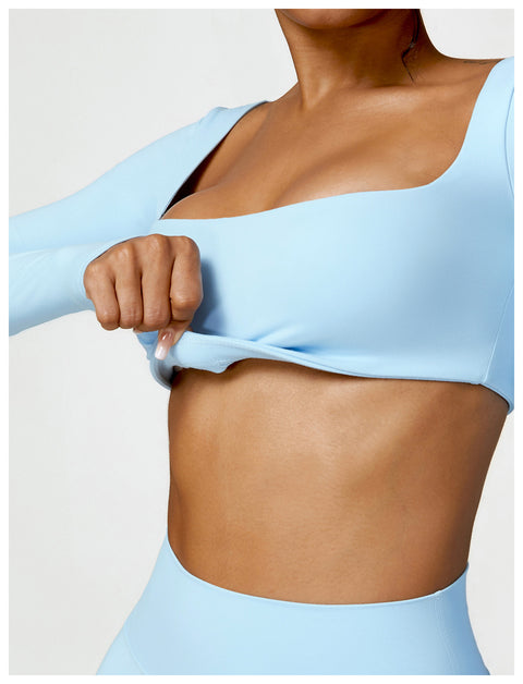 SC Baby Square Neck Crop Top