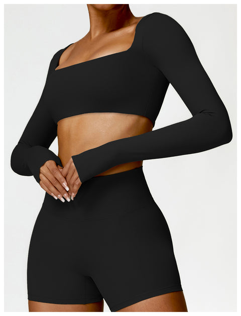 SC Baby Square Neck Crop Top