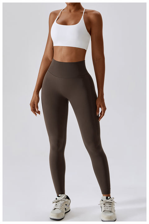 Peach Scrunch Seamless Leggings