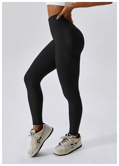 Peach Scrunch Seamless Leggings